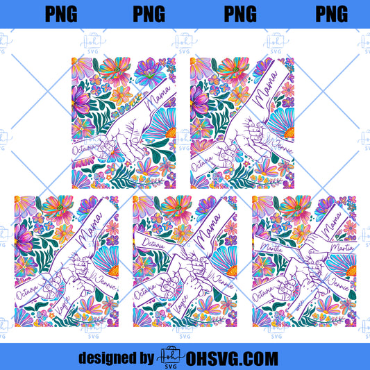 Custom Mama Purple Floral Png Bundle, Vintage Floral Mom Png, Mom Life Png, Mother’s Day Png, Retro Mother Png, Gift for Mom Png
