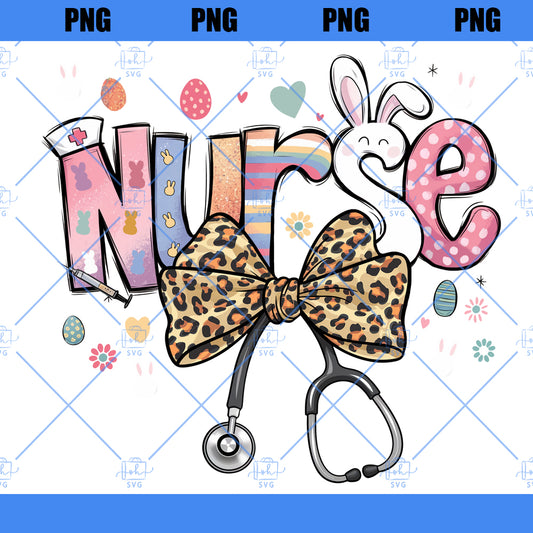 Coquette Easter Stethoscope png, easter png, Easter Nurse Coquette Png, Happy Easter Png, Nurse Easter Shirt, Retro Nurse Png, nursing png