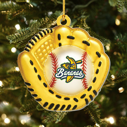 Savannah Bananas Baseball Ornament - Christmas Gifts