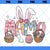 Mama Easter Coquette Png, Happy Easter PNG, Easter Png Bundle, Mini, Nana, Gigi, Retro Easter Egg Png, Easter Bunny Png, Floral Spring Png