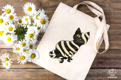 Cat Costumes Halloween Sublimation PNG, Cat Halloweentown PNG, Halloween T-shirt PNG