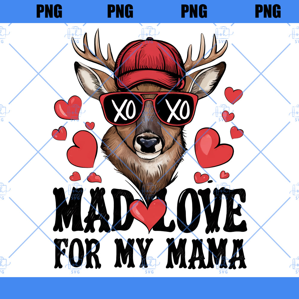 Dad Love For Mama Png, Valentine Buck Png, Xoxo Valentines, Valentine Design For Deer Hunter Gift, Boys Valentines, Valentines Hunting PNG