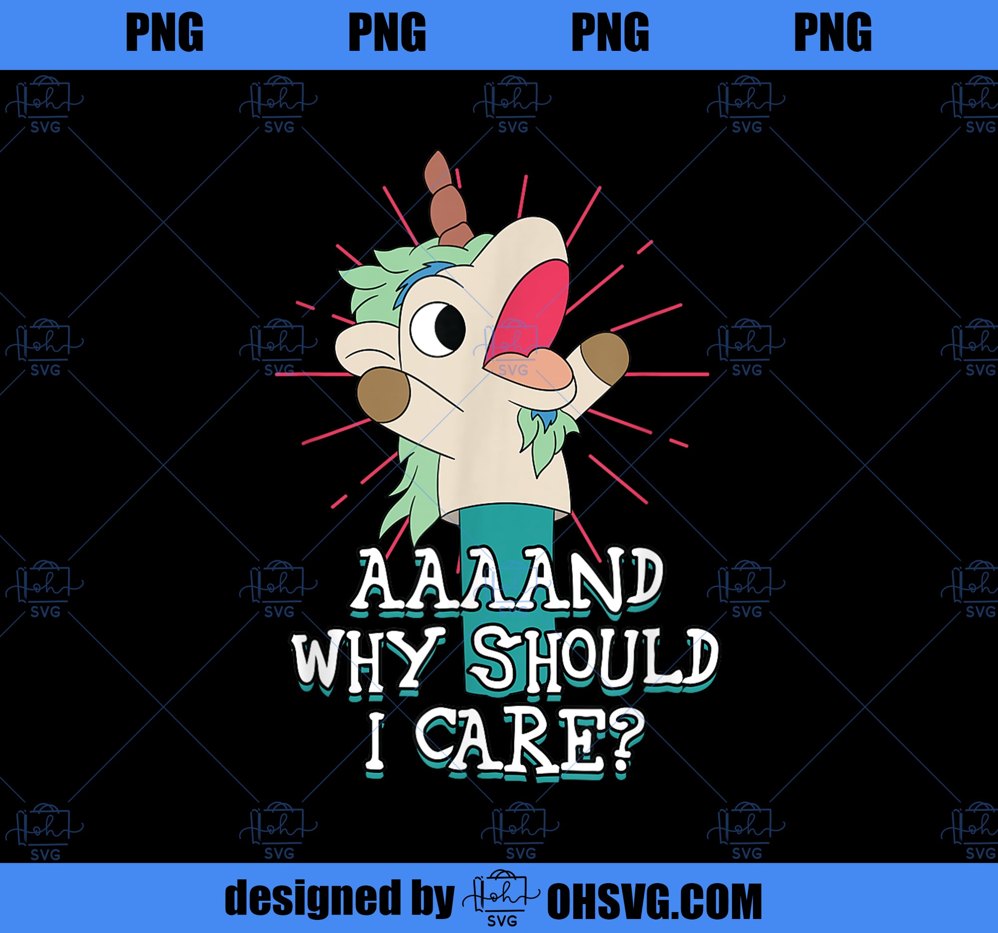 Annnd Why Should I Care Unicorn Apparel Sarcastic PNG, Magic Unicorn PNG, Unicorn PNG