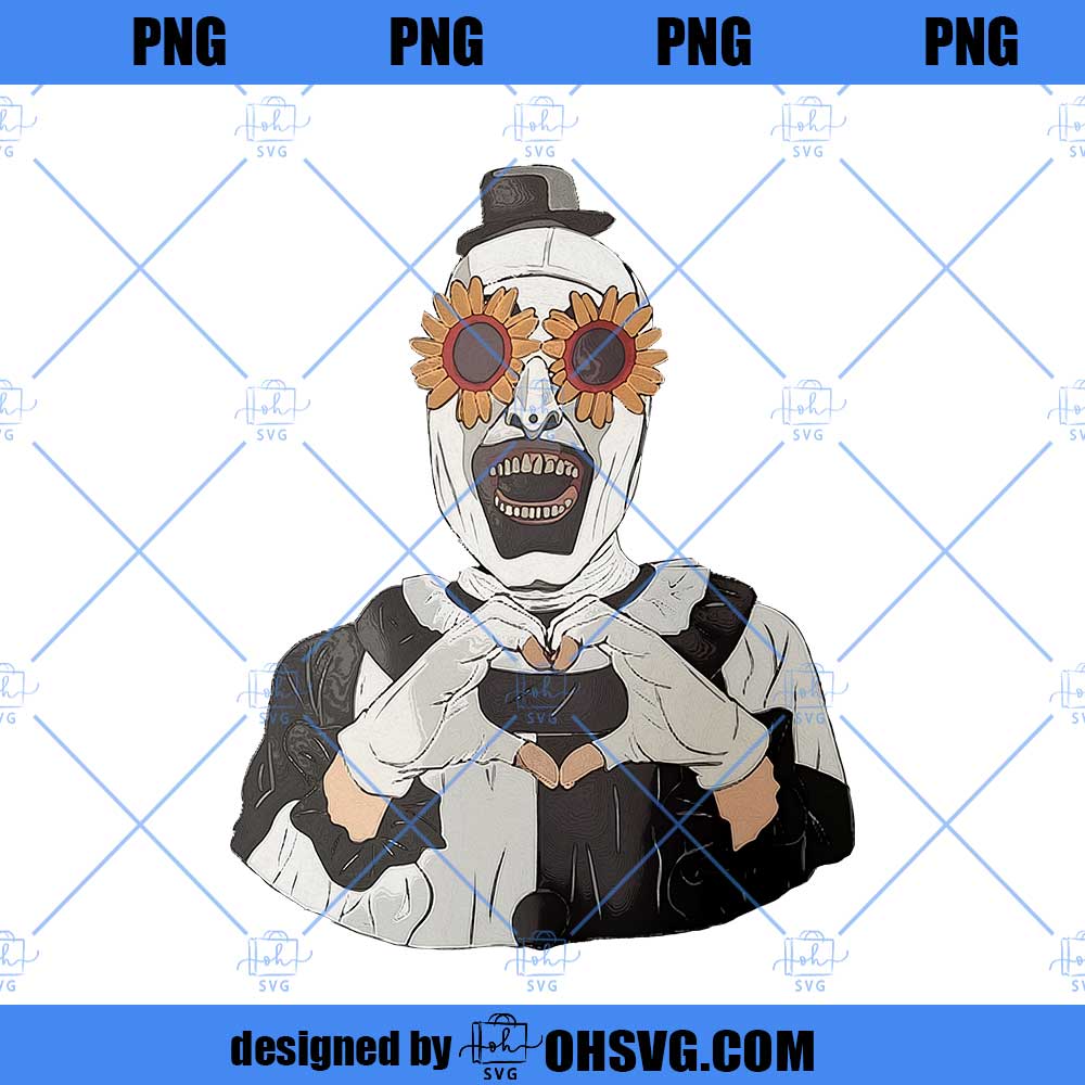 Art The Clown Terrifier PNG, Scary Horror Clown PNG