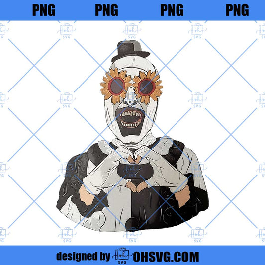 Art The Clown Terrifier PNG, Scary Horror Clown PNG