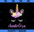 Aunticorn Aunt of the Birthday Girl Unicorn PNG, Magic Unicorn PNG, Unicorn PNG