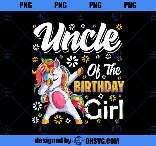 Awesome dabbing unicorn birthday Uncle Family Matching PNG, Magic Unicorn PNG, Unicorn PNG