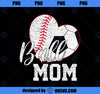 Ball Mom Both of Soccer Baseball Gifts Women Mothers Day PNG, Mom PNG, Mothers Day PNG