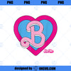 Barbie The Movie Heart Crest PNG, Movies PNG, Barbie PNG