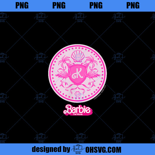 Barbie The Movie Ken Flamingo Badge PNG, Movies PNG, Barbie PNG