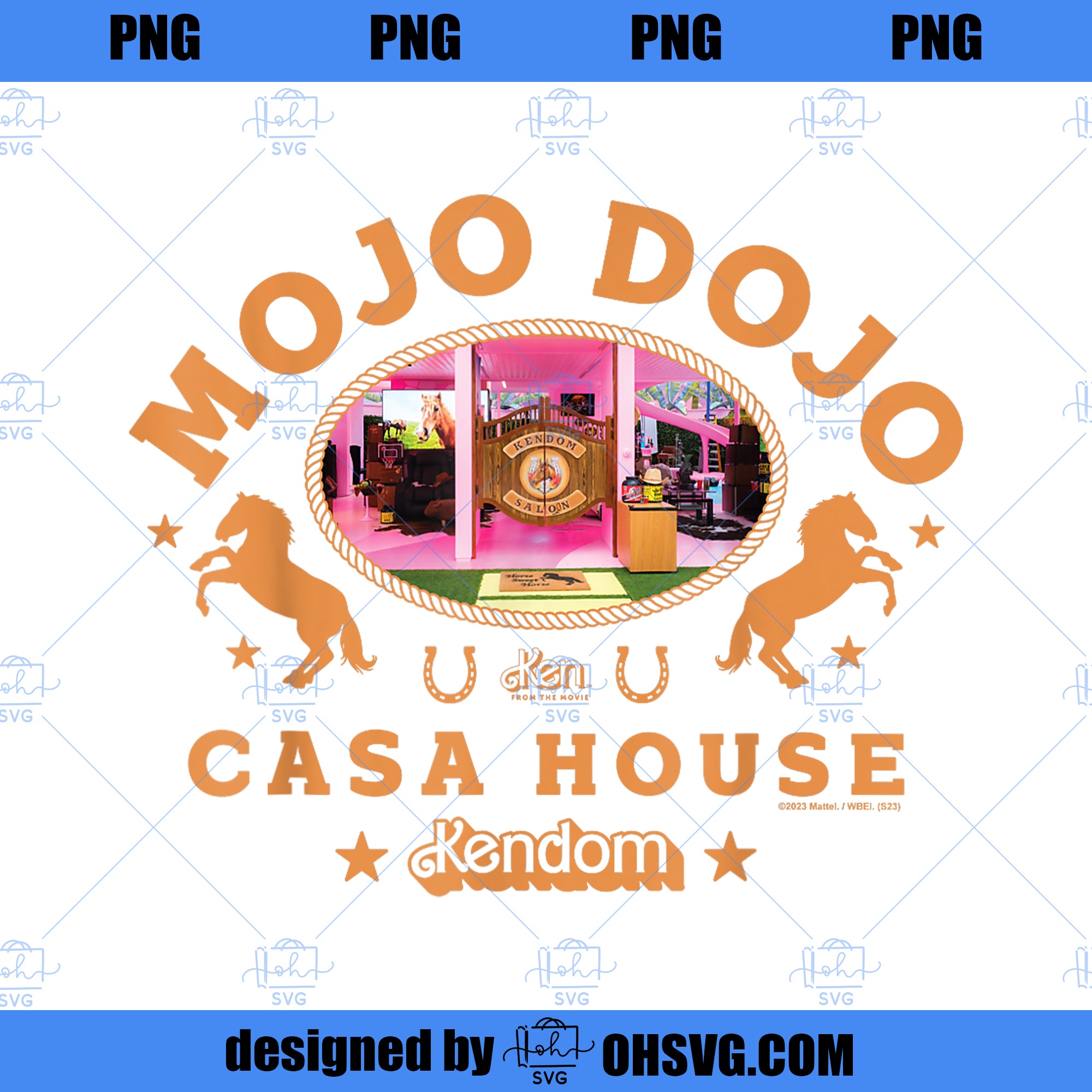 Barbie The Movie Mojo Dojo Casa House Western PNG, Movies PNG, Barbie PNG