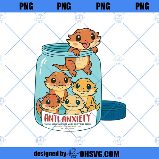 Bearded Dragon Anti Anxiety PNG