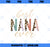 Best Nana Ever Gifts Leopard Print Mothers Day PNG, Mom PNG, Mothers Day PNG