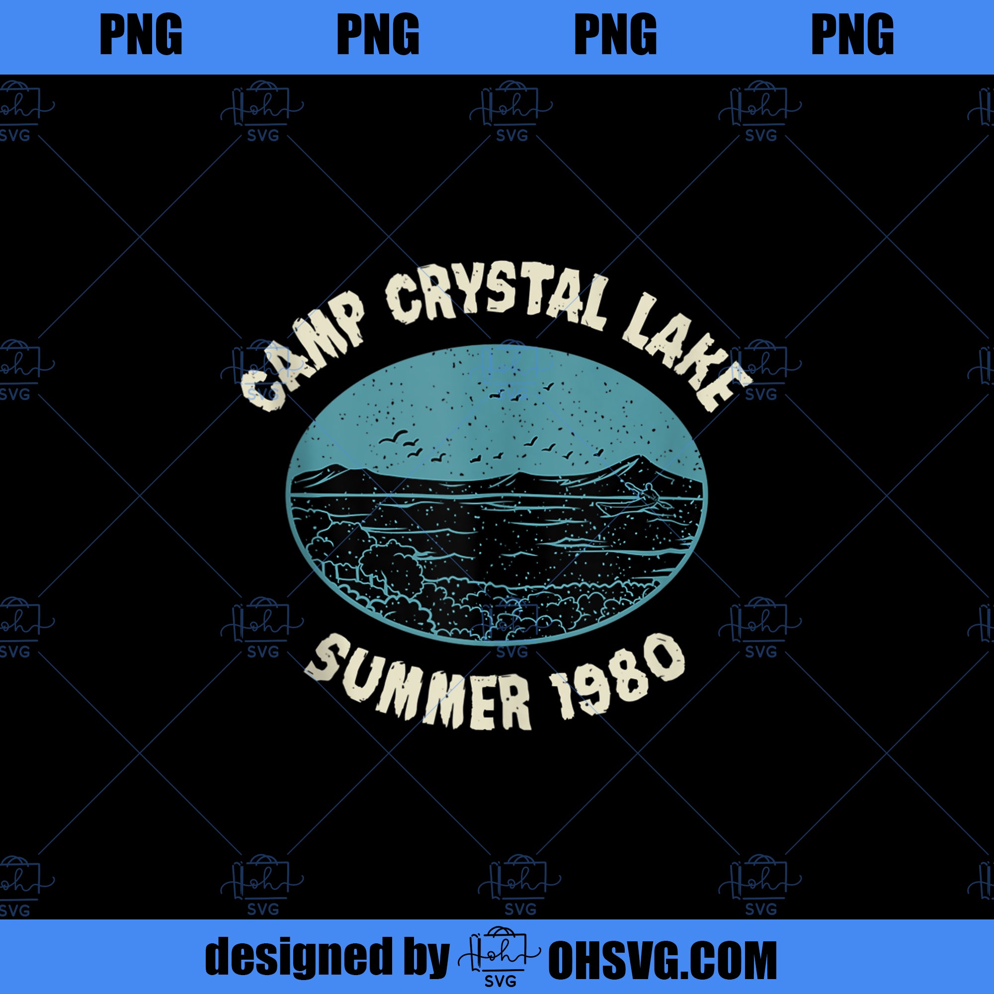 Camp Crystal Lake Summer 1980 Horror Movie Halloween Gift  PNG, Movies PNG, Camp Crystal PNG