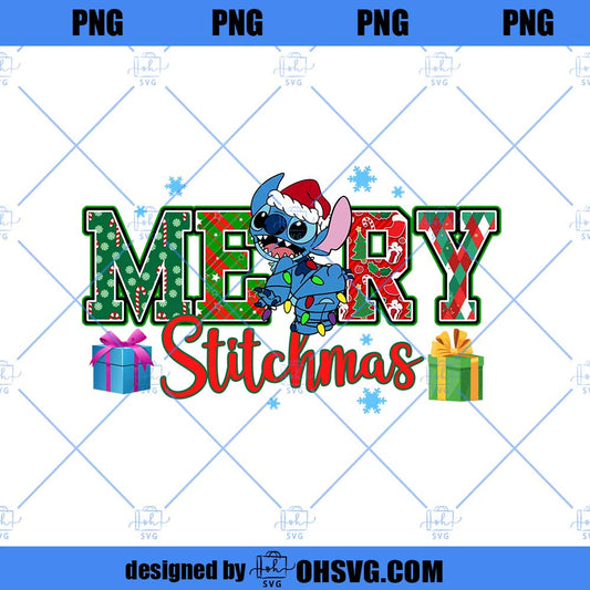 Christmas Cartoon Movie Png, Merry Christmas Stitch Png, Blue Monster Cartoon Character Png, Christmas Friends Png, Christmas Movie Design Png