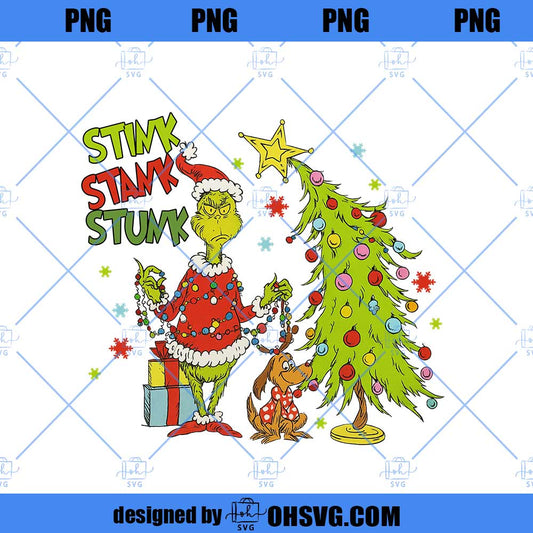 Christmas Green Monster Png, Retro Christmas Tree Png, Merry Christmas Png, Preppy Christmas Movie Shirt Design, Merry And Bright Png