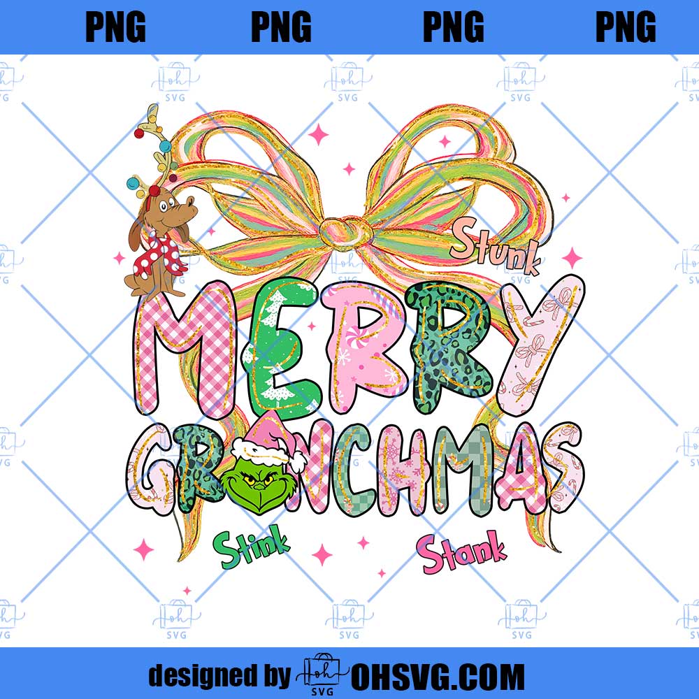 Christmas Merry Greenmas png, Coquette Christmas Movie png, Pink Christmas png, Xmas png