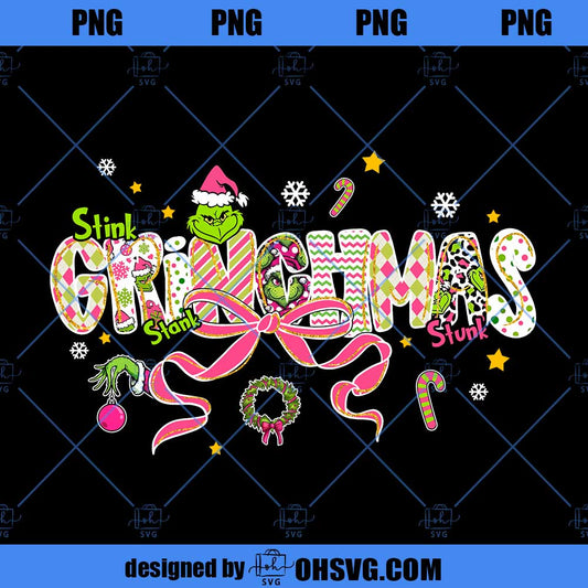 Christmas Merry Greenmas png, Coquette Lace Christmas Movie png, Pink Christmas png, Xmas png, Tis the season , Christmas Png, Digital File