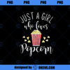 Cinema Lover Snack Fan Women Girls Kids Gift Popcorn PNG, Movies PNG, Cinema Lover PNG