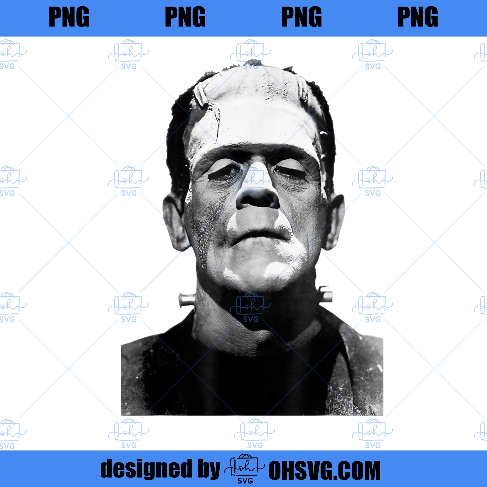 Classic Halloween Monster Horror Movie Frankenstein Monster PNG, Movies PNG, Classic Halloween PNG