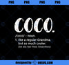 Coco s for Women Mothers Day idea Cute Grandma Coco PNG, Mom PNG, Mothers Day PNG