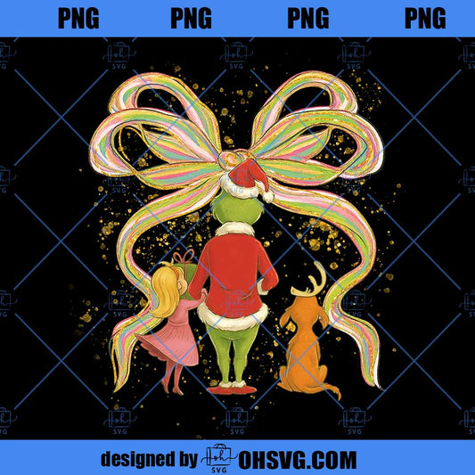 Coquette Christmas Movies PNG, Characters Xmas Png, Funny Holiday Shirt Design, Christmas Kids, Preppy Green Guy Png, Trendy Christmas Png