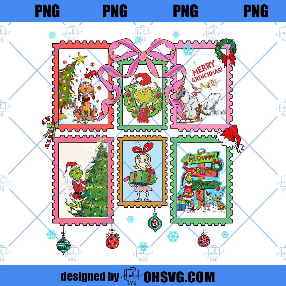 Coquette Grinchmas Christmas PNG, Mean Green Guy Retro Cartoon Sublimation, Merry Xmas Thief Shirt Design