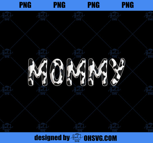 Cow Mommy Birthday Family Matching Mothers Day Boy Girl Farm PNG, Mom PNG, Mothers Day PNG