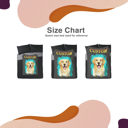 Custom Pet Blanket Using Pet Photo + Name Custom Dog Portrait Blanket Personalized Dog Blankets Cat Picture Blanket Pet Photo Dog Dad Gift