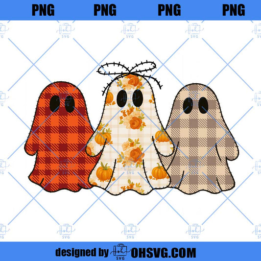 Cute Ghost Halloween PNG, Retro Ghost PNG