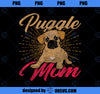 Cute Pet Animal Dog Lover Puggle Mom Mothers Day Puggle PNG, Mom PNG, Mothers Day PNG