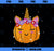 Cute Unicorn Pumpkin Funny Halloween Thanksgiving Gift PNG, Unicorn Cousin PNG, Magic Unicorn PNG, Unicorn PNG