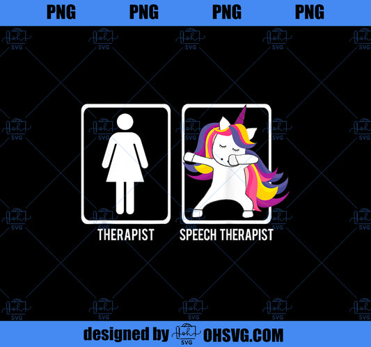DABBING UNICORN SPEECH THERAPIST SLP T Shirt Gift Dab Dab PNG, Magic Unicorn PNG, Unicorn PNG