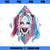 DC Suicide Squad Harley Quinn Lil Face PNG, Movies PNG, Harley Quinn PNG