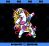 Dabbing Unicorn Girls Kids Women Rainbow Unicorns  PNG, Magic Unicorn PNG, Unicorn PNG