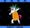 Dabbing Unicorn Pineapple Costume Clothes Unicorn Aloha Gift PNG, Magic Unicorn PNG, Unicorn PNG