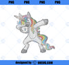 Dabbing Unicorn Retro Fade Dab Kids Girls Women PNG, Magic Unicorn PNG, Unicorn PNG