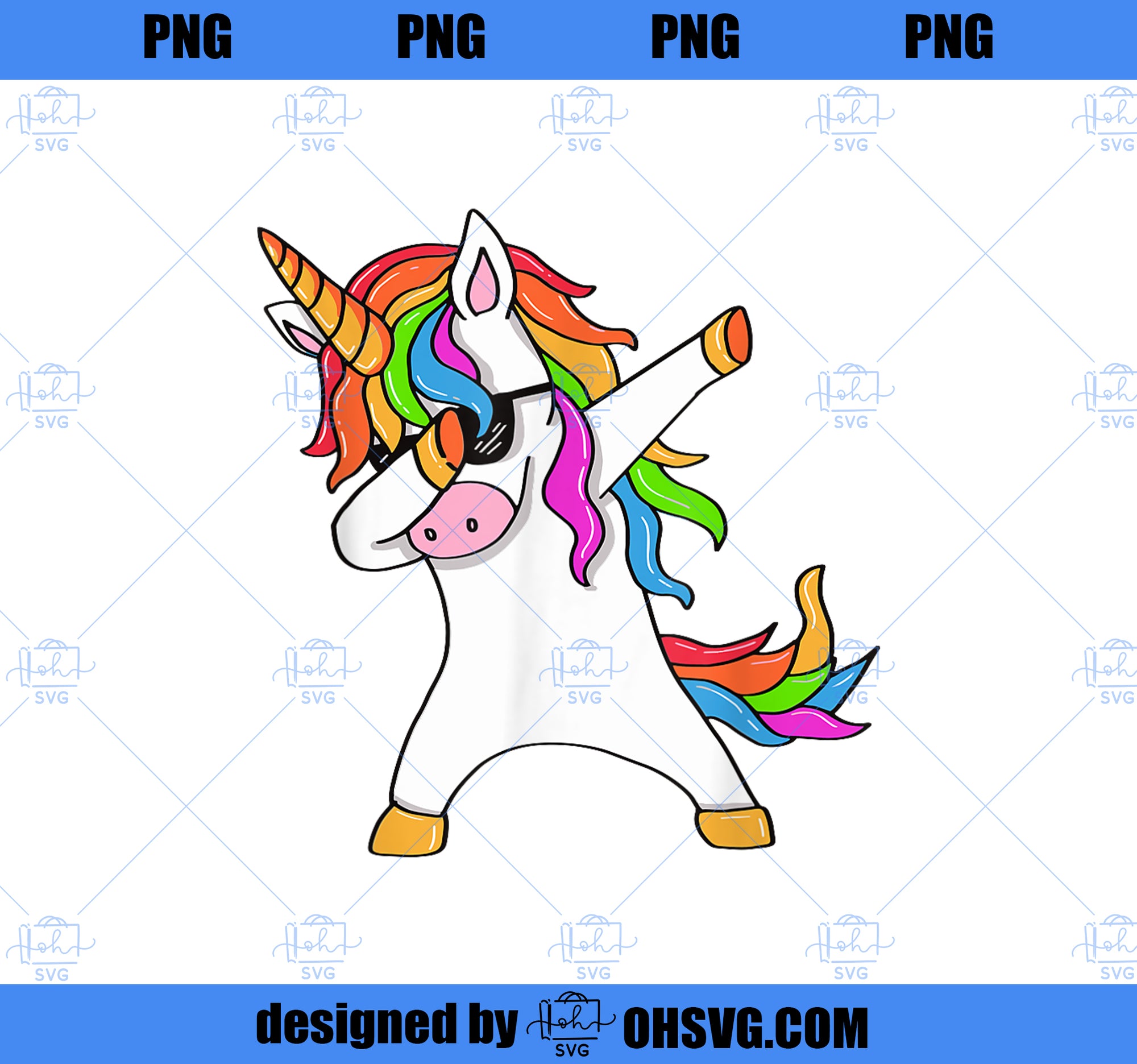 Dabbing Unicorn Unicorn Dab Unicorn Gift PNG, Unicorn Cousin PNG, Magic Unicorn PNG, Unicorn PNG