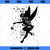 Disney Peter Pan Tinker Bell Pixie Dust Silhouette PNG, Disney PNG, Tinker Bell PNG