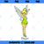 Disney Peter Pan Tinker Bell Watercolor Sketch PNG, Disney PNG, Shark Skull PNG