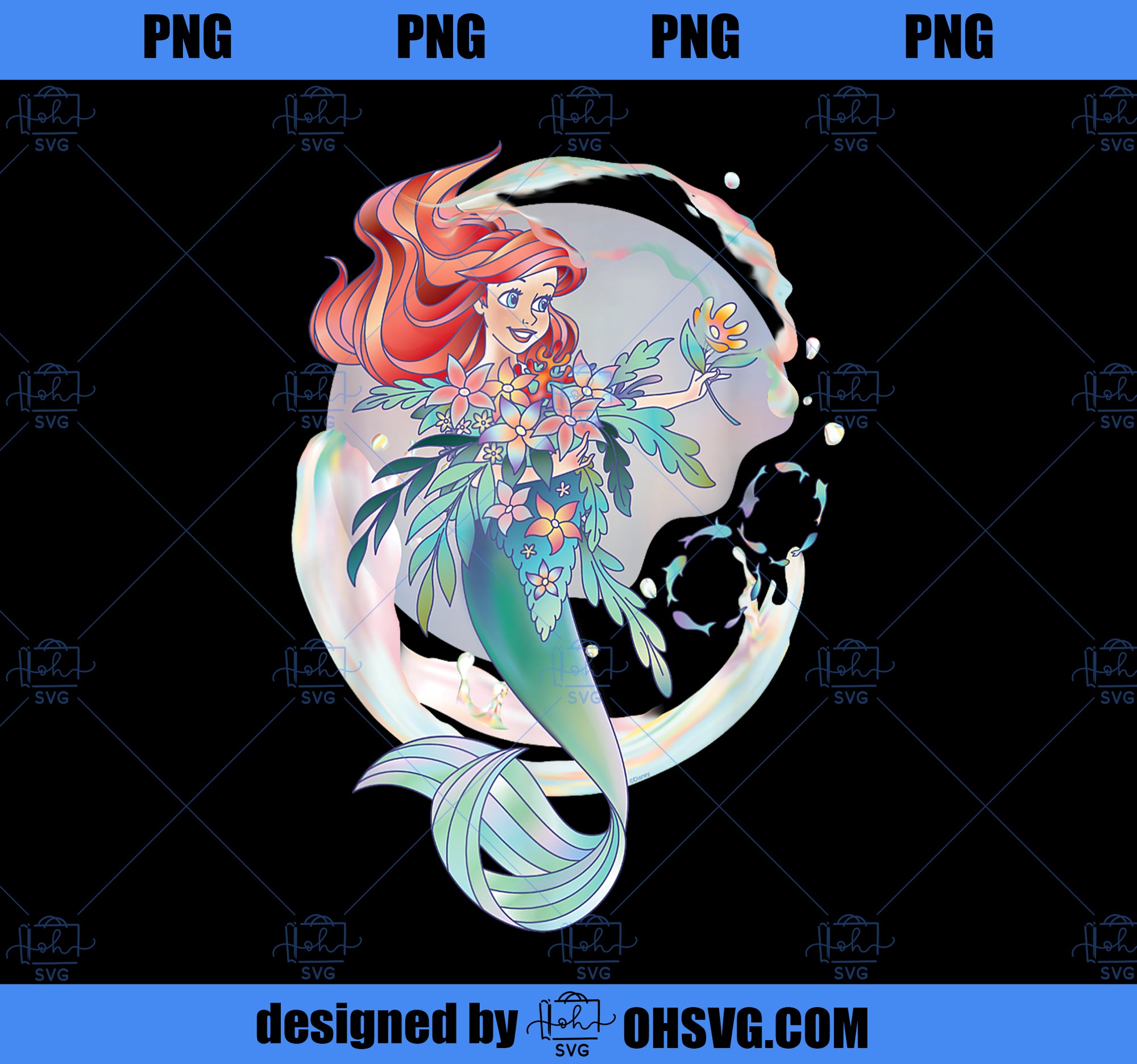 Disney 100 Platinum Princess Collection Ariel D100 PNG, Disney PNG, Princess PNG