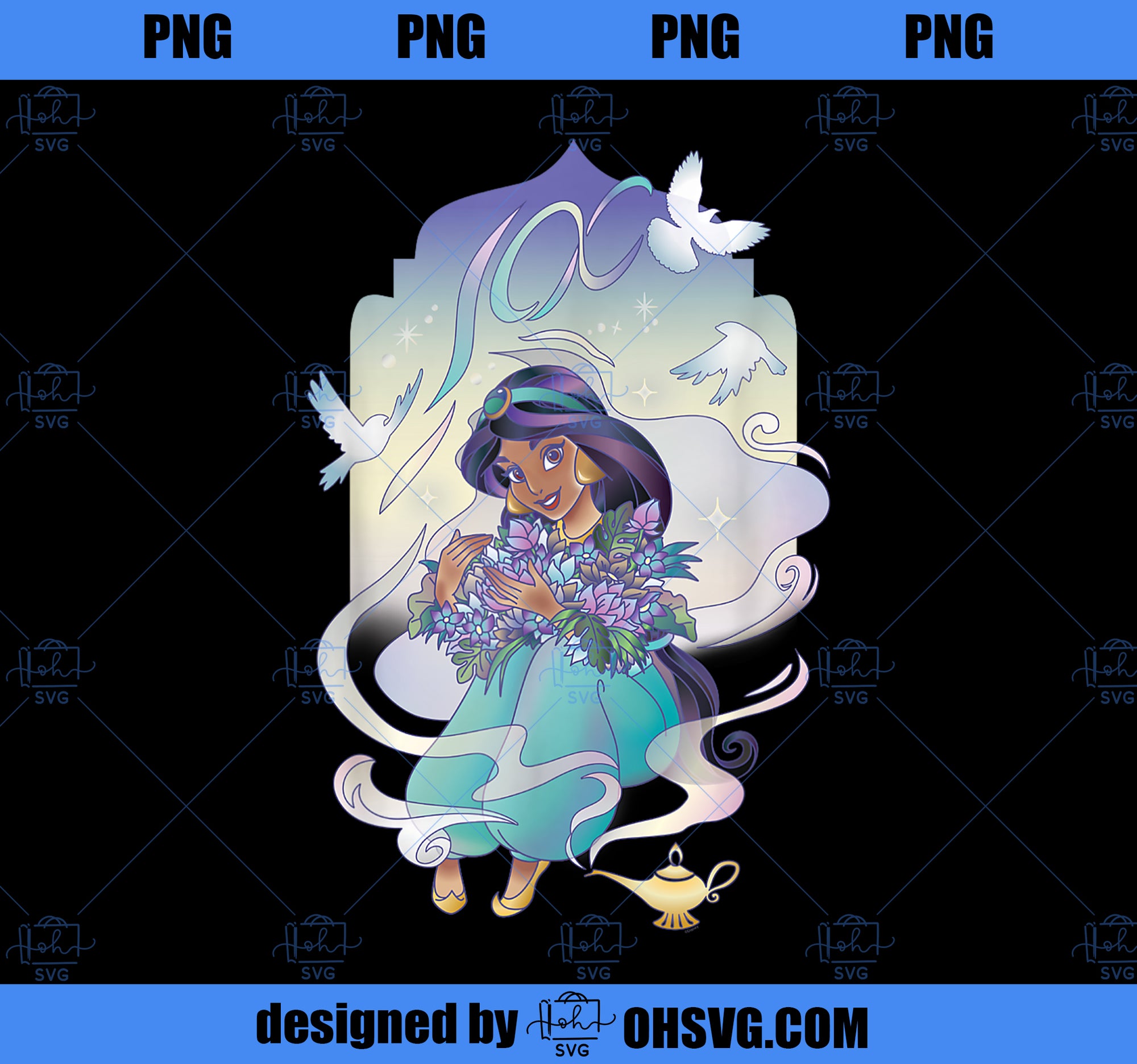 Disney 100 Platinum Princess Collection Jasmine D100 PNG, Disney PNG, Princess PNG