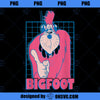 Disney A Goofy Movie Retro Vintage Neon Bigfoot Grid PNG, Movies PNG, Disney A Goofy PNG