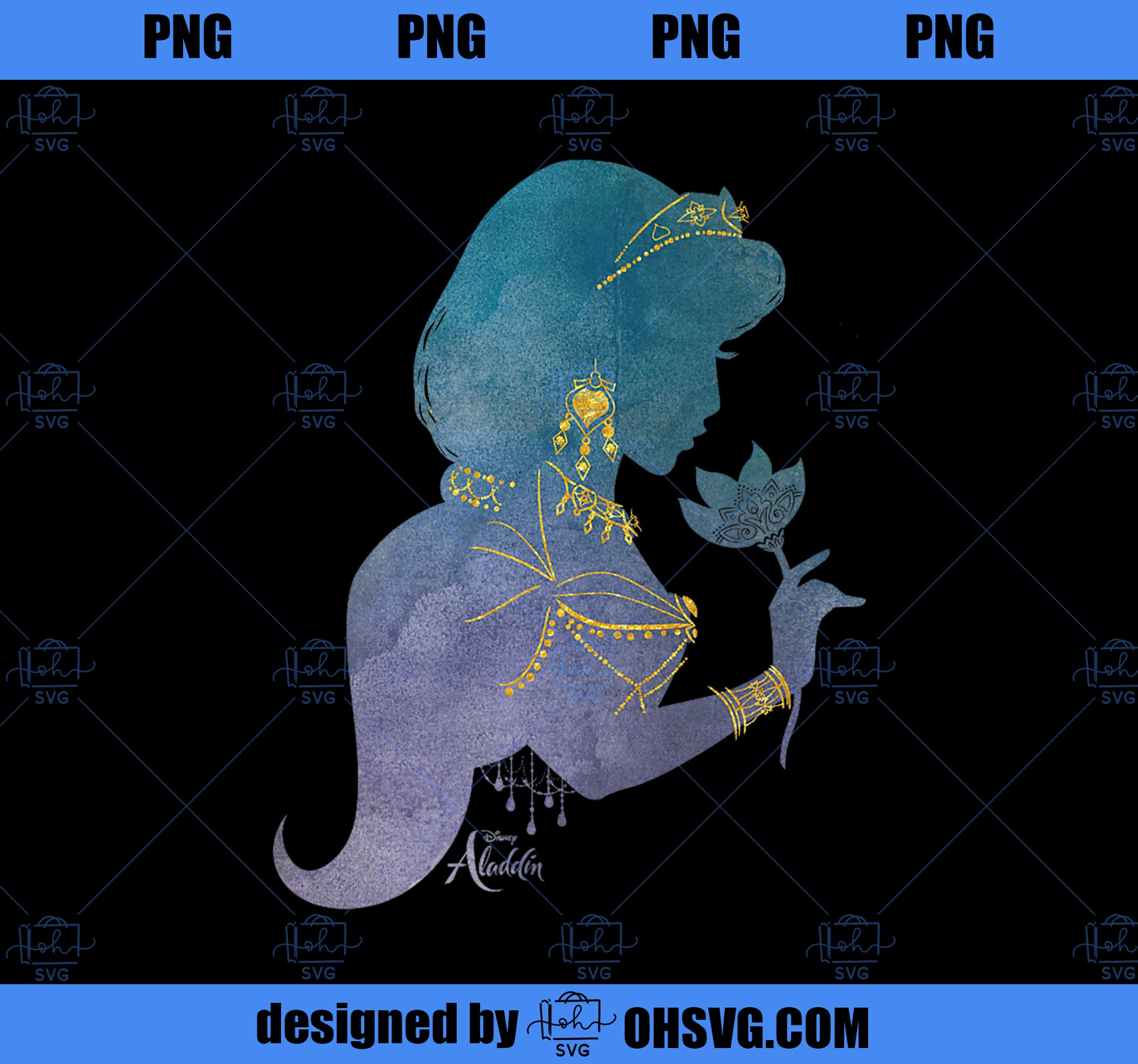 Disney Aladdin Live Action Princess Jasmine Jewelry Premium PNG, Disney PNG, Princess PNG