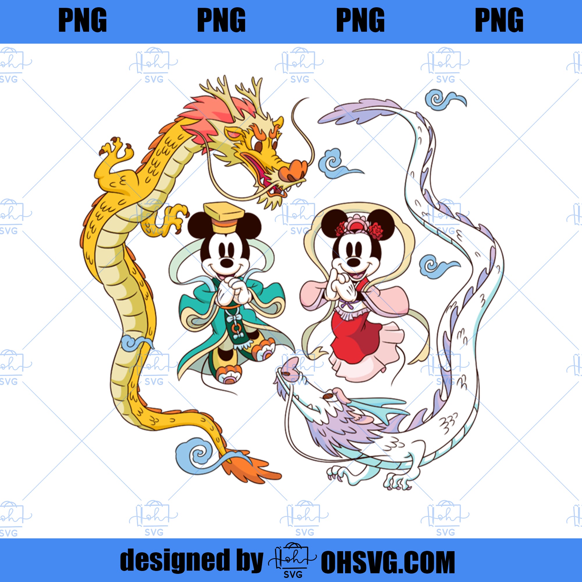 Disney Mickey And Friends Chinese New Years Mickey Minnie PNG, Disney PNG, Mickey Minnie PNG