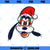 Disney Mickey And Friends Christmas Goofy Santa Claus Face PNG, Disney PNG, Christmas Goofy PNG