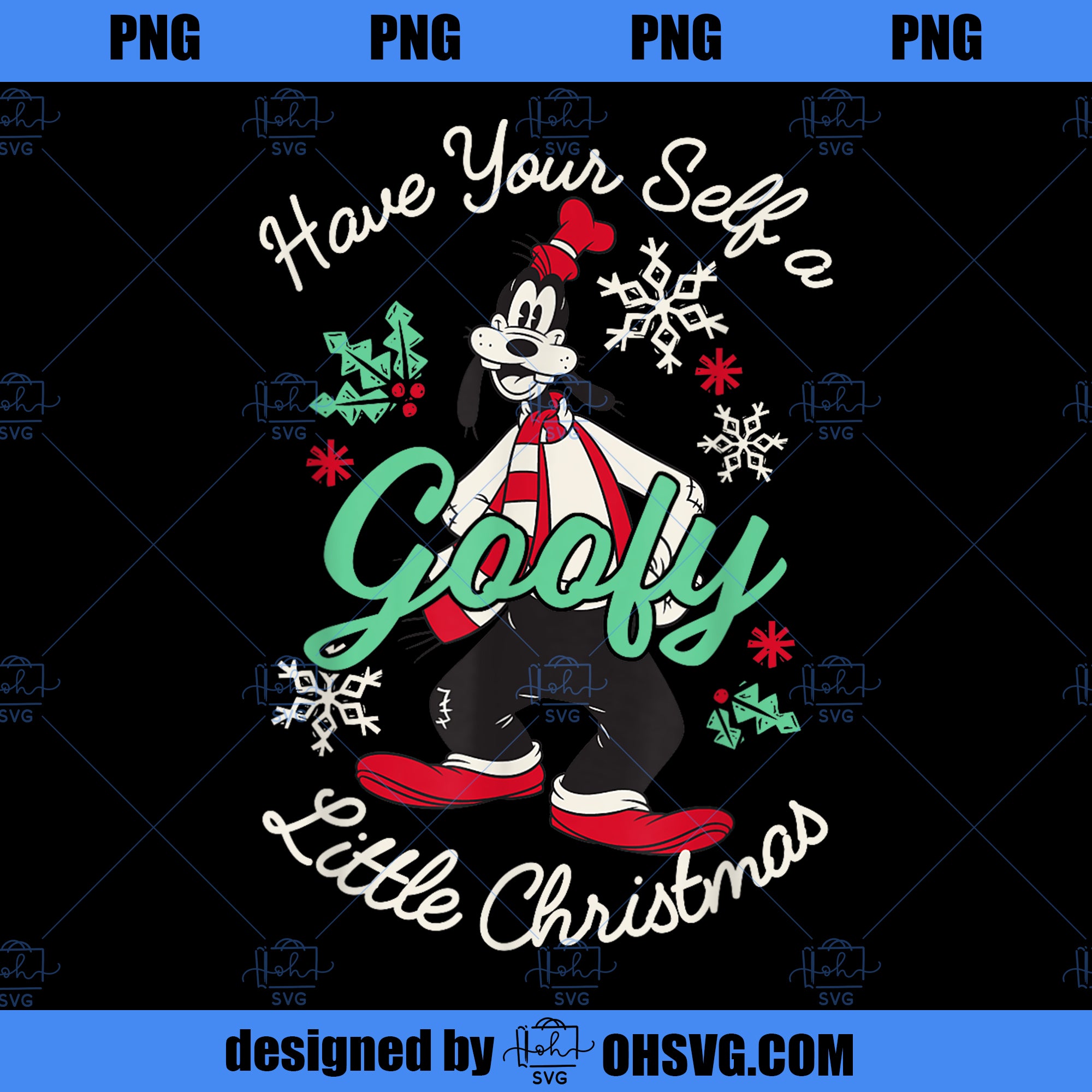 Disney Mickey And Friends Christmas Have A Goofy Christmas PNG, Disney PNG, Goofy Christmas PNG