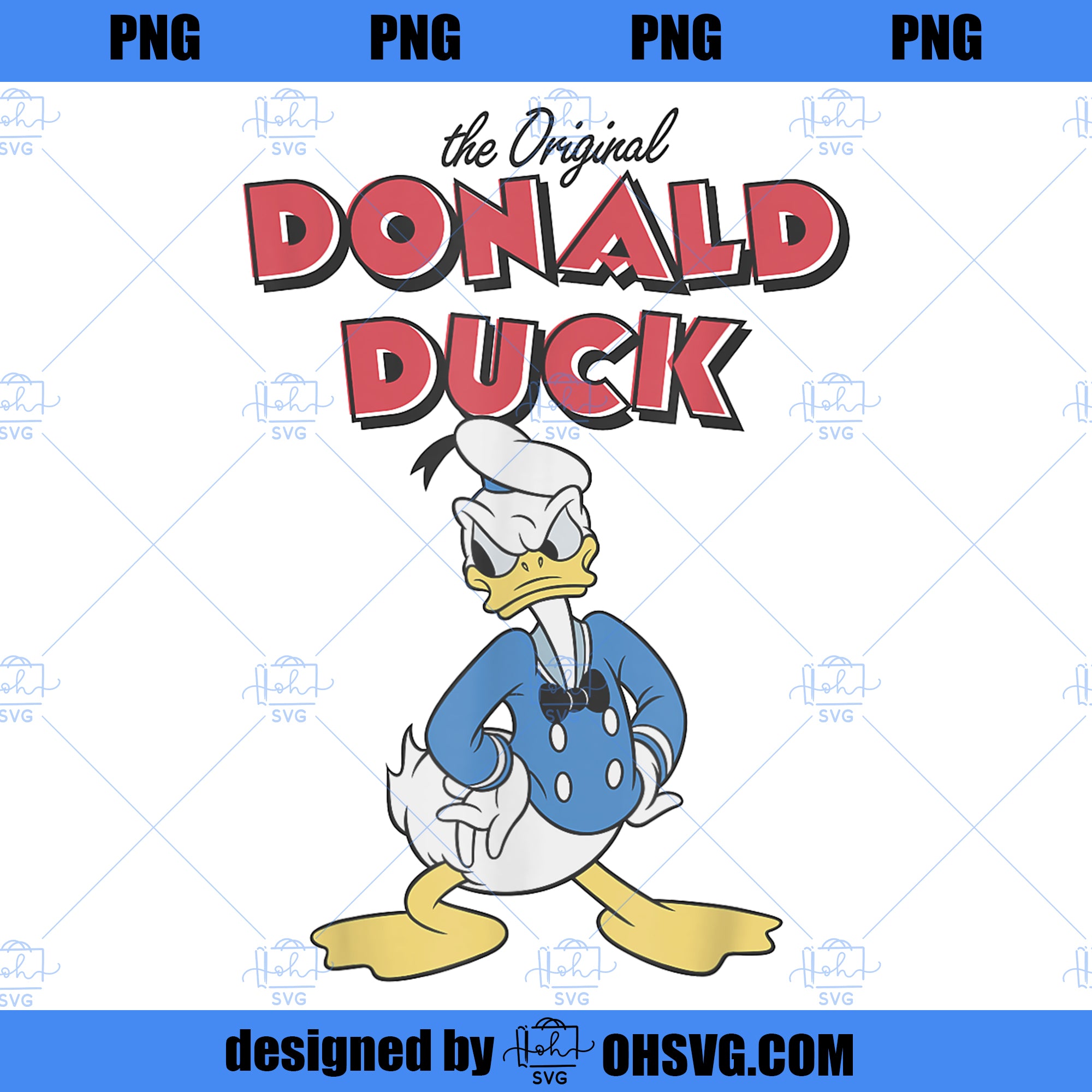 Disney Mickey And Friends Donald Duck The Original PNG, Disney PNG, Donald Duck PNG
