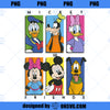 Disney Mickey And Friends Group Shot Panels PNG, Disney PNG, Mickey Friends PNG