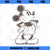 Disney Mickey And Friends Mickey Mouse Sketch Portrait PNG, Disney PNG, Mickey Friends PNG